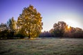 Scenery sunrise landscape Royalty Free Stock Photo