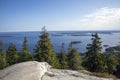 Scenery from the top of Koli national park in Finland, Europe Royalty Free Stock Photo