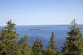 Scenery from the top of Koli national park in Finland, Europe Royalty Free Stock Photo