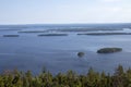 Scenery from the top of Koli national park in Finland, Europe Royalty Free Stock Photo
