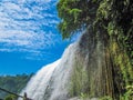 Scenery of the Trans-national Waterfall in Chongzuo Detian, Guangxi, China Royalty Free Stock Photo