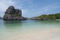 Scenery with tropical sea and islands