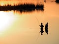 Scenery of Ubein Bridge Royalty Free Stock Photo