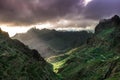 Scenery valley in Canary islands. Nature landscape. Travel adventures and outdoor lifestyle. Masca valley. Scenic