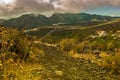 Scenery valley in Canary islands. Nature landscape. Travel adventures and outdoor lifestyle. Masca valley. Scenic