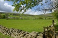 Scenery in the valley of Dentdale in the Yorkshire Dales