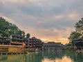 Scenery view of fenghuang old town