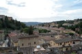 Scenery view of old houses