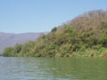 Scenery of wild slope of Sumidero canyon at Grijalva river landscape in Chiapas state in Mexico Royalty Free Stock Photo