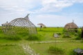 Scenery of Xinshe Terraces by sea in Hualien, Taiwan