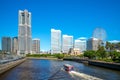 Scenery of yokohama port near tokyo, japan Royalty Free Stock Photo