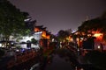 The scenery of Yuehe ancient town at Jiaxing, China. Royalty Free Stock Photo