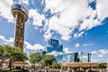 Scenes around reunion tower dallas texas Royalty Free Stock Photo