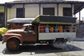 Scenes of everyday life in Cuba, .means of trasport, buses Royalty Free Stock Photo