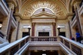 Scenes at the Farmers Market and Wisconsin State Capitol Royalty Free Stock Photo