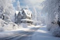 Nostalgic winter scenes inspired by vintage