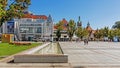 Scenes from main promenade in Sopot