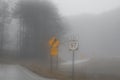 Rainy, Cold Day in Rural Ohio Royalty Free Stock Photo