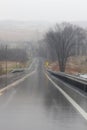 Rainy, Cold Day in Rural Ohio Royalty Free Stock Photo