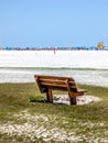 scenes at siesta beach in sunny florida Royalty Free Stock Photo
