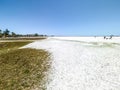 scenes at siesta beach in sunny florida Royalty Free Stock Photo