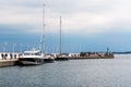 Scenes from the Sopot Marina Royalty Free Stock Photo