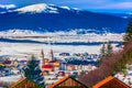 Winter landscape in Kupres, Easterm Europe.