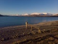 Scenic aerial view of Lake Tekapo, South Island, New Zealand Royalty Free Stock Photo