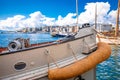 Scenic Aker Brygge marina and waterfront architecture in Oslo view Royalty Free Stock Photo