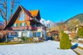 Alpine house, St Wolfgang, Salzkammergut, Austria