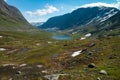 Scenic alpine landscape in Norwegian mountains