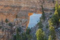Angel`s Window Grand Canyon North Rim Royalty Free Stock Photo