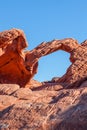 Scenic Arch Rock Valley of Fire Royalty Free Stock Photo