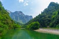 Summer scenery of the Three Gorges sea of bamboo in Yichang, Hubei, China Royalty Free Stock Photo