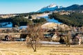 Scenic areas around Zakopane Royalty Free Stock Photo