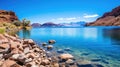 scenic arizona lake Royalty Free Stock Photo