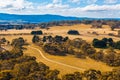 Australian countryside with winding road.