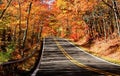 Scenic Autumn Drive Royalty Free Stock Photo