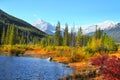 Canadian Rockys at Kananaskis trail Royalty Free Stock Photo