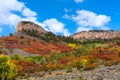 Scenic autumn landscape in Colorado Royalty Free Stock Photo