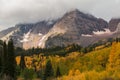 Maroon Bells Autumn Landscape Royalty Free Stock Photo