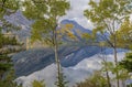 Scenic Autumn Landscape Reflection of the Tetons in Jenny Lake