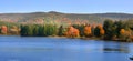 Scenic autumn panorama