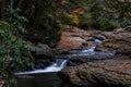 Scenic, Autumn View of Mountain Stream - Waterfall - Ohio