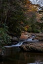 Scenic, Autumn View of Mountain Stream - Waterfall - Ohio