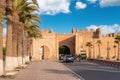 Scenic bab Selsla at the city walls of Taroudannt in Morocco