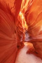 Scenic background view at Canyon Antelope near Page, Arizona USA Royalty Free Stock Photo