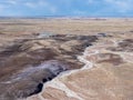 Scenic badlands at Petrified Forest National Park