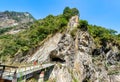 Scenic of Baiyang Trail in Taroko National Park Royalty Free Stock Photo