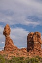 Scenic Balanced Rock Arches National Park Utah Royalty Free Stock Photo